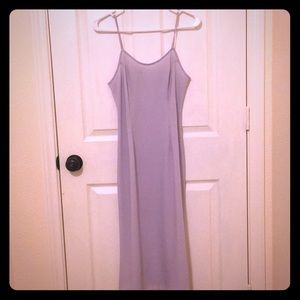 Purple maxi dress